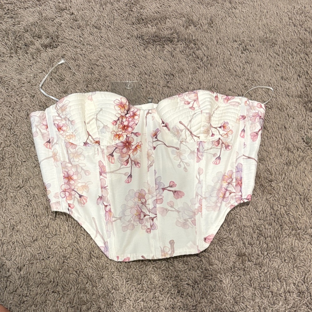 Floral Corset Top